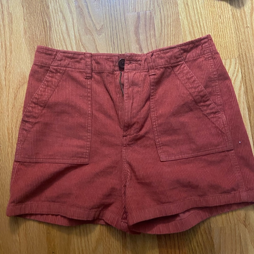 Maine layer corduroy shorts